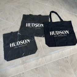 Hudson Cotton Denim Tote Bags