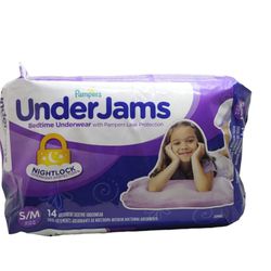 Pampers UnderJams Bedtime Underwewar S/M 14 Count