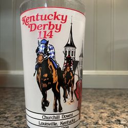 Collectible Kentucky Derby Drinking Glass