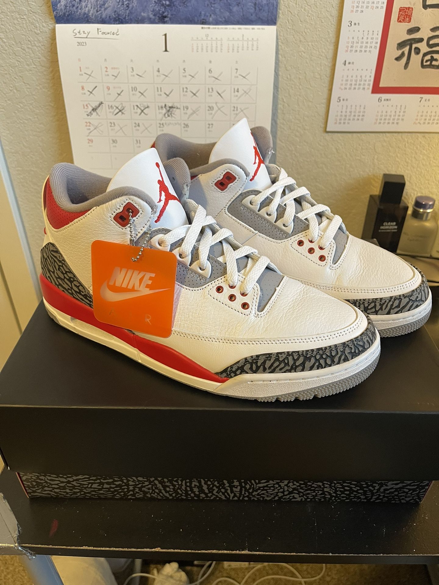 Jordan 3 “Fire Red”