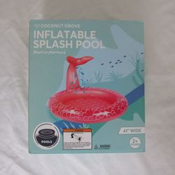 New Inflatable Splash Pool 41"