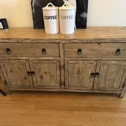 Wood Hutch 