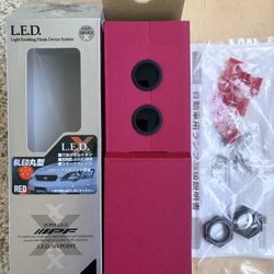 IPF Japan L.E.D. SIX POINT - 6-LED Round Bolt-On Accent Lights ML21/BLUE 1 Set