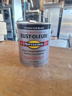 1 gal. High Performance Protective Enamel Flat Black Oil-Based Interior/Exterior Paint
