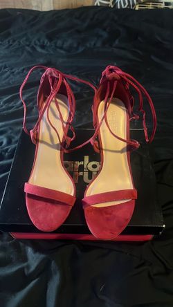 Charlotte Russe Size 7 Burgundy Cassie Heels