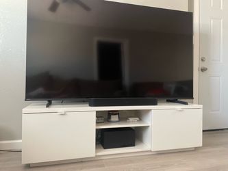 White TV stand