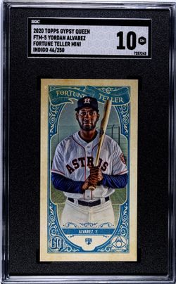 SGC 10 2020 Topps Gypsy Queen Yordan Alvarez Rc/250