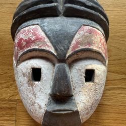 African Face Mask Hand Carving L:10