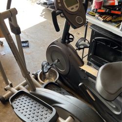 Elipticle And Exercise Bike 