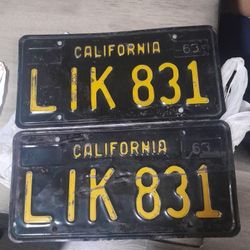 License Plate Set
