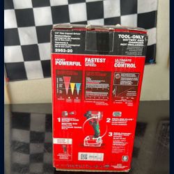 1/4” Hex Impact Driver Milwaukee 18v Fuel