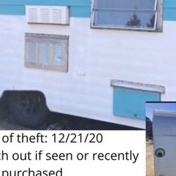 Vintage Aladdin Genie Travel Trailer-Stolen