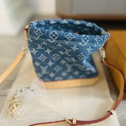 High End  Stylish Denim Bucket Bag.