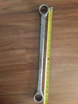 Armstrong double box end wrench USA size 1 1/2-1 7/16