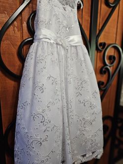 White Party Dress, Size 12