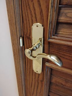 Brass door handles