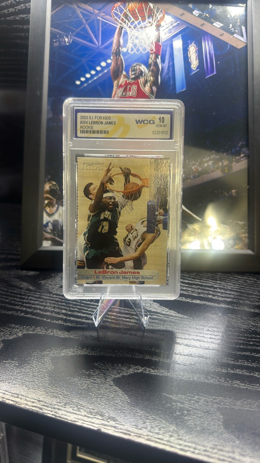 2003 Sports Illustrated SI For Kids Lebron James RC WCG 10 Gem Mint WOW!!!!!!