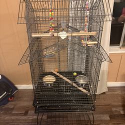 4’ Bird Cage Almost New 