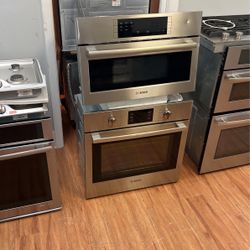 BOSH MICROWAVE AND OVEN 30" BILT IN 