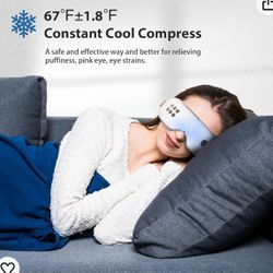Eye Massager With Heat And Cooling For Migraines!