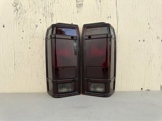 84-90 Ford Bronco 2 Dark Red Tail Lights