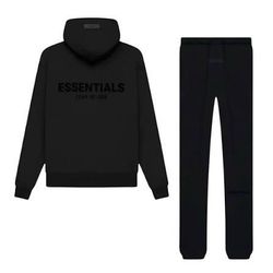 Fear of God Essentials Black Tracksuit Set