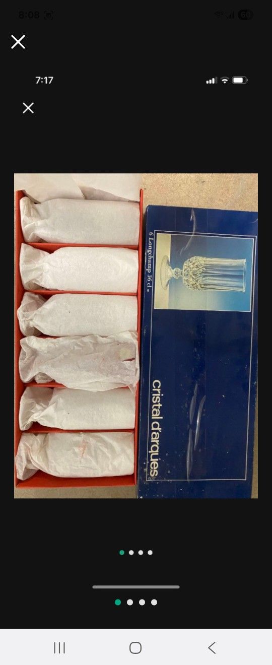 New Set Of Crystal Glass