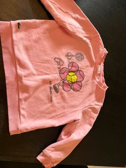 Lacoste pink sweater, girls