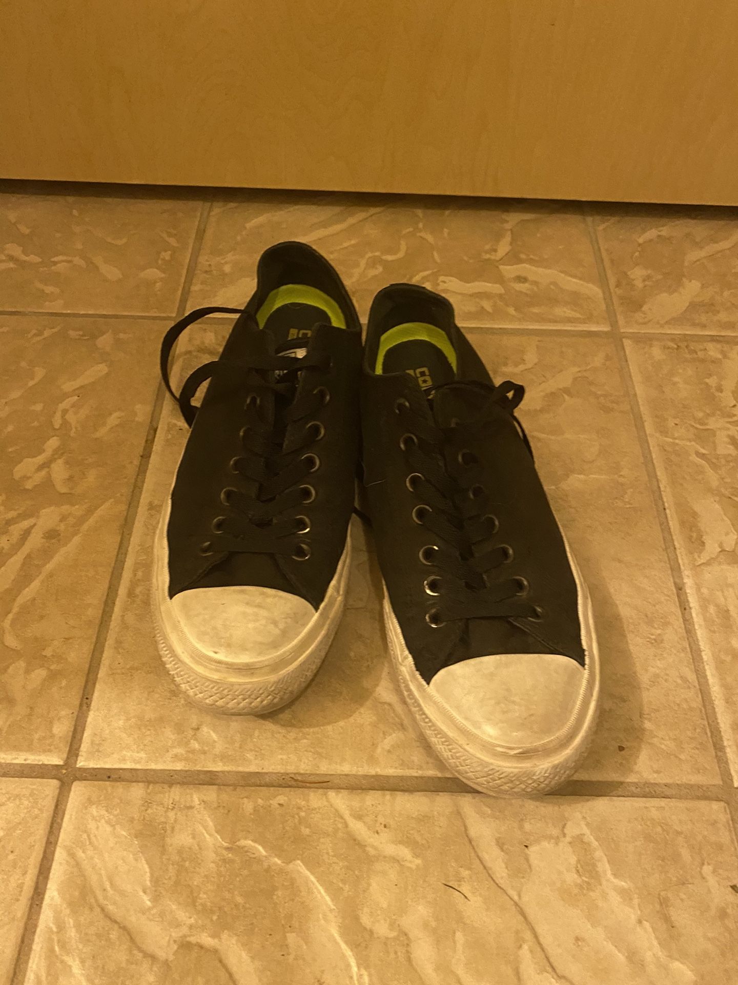 Men’s Black Converse - Size 10 - Men’s Shoes - Christmas Gift 