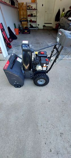 Powerful Snow Blower Ready For Work