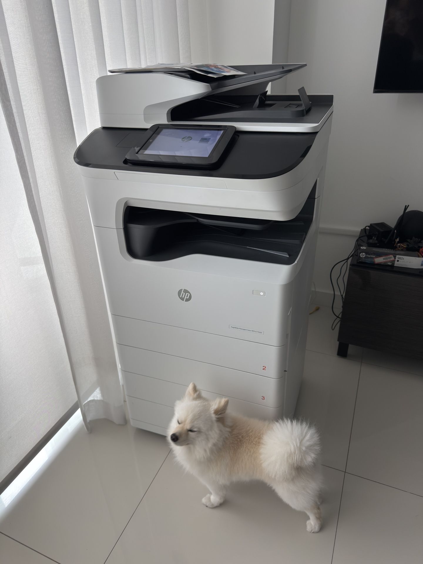 Printer PageWide Managed Color MFP E77650