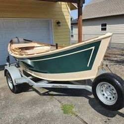 Renovated Drift Boat and Baker Trailer