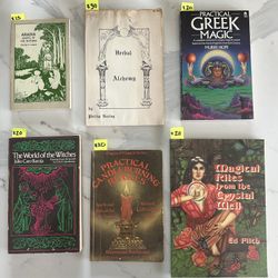Rare Occult & Witchcraft Books