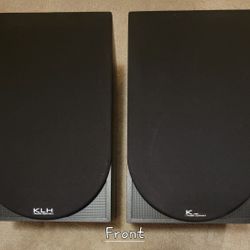 KLH Bookshelf Speakers Pair, Model L853B, 125W