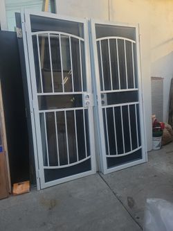 Double Security Door 62x80H
