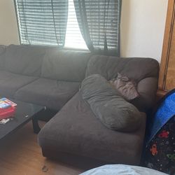 Brown Sectional 