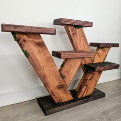 Handmade Wooden Plant Stand,  Decorative Stand