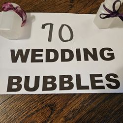 Wedding Bubbles