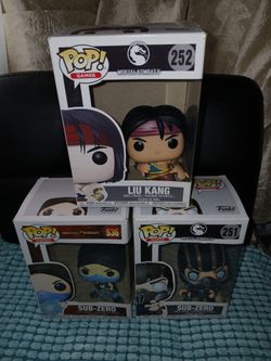 FunkoPop - Mortal Kombat set of 3