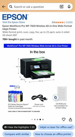 Epson WF-7820