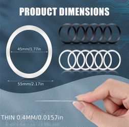 2 new magnetic ring plate / stickers for MagSafe charging