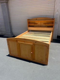 Full size captain bed frame