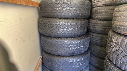 Set of 275/60/20 Goodyear