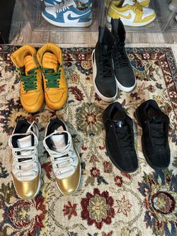 4 Pairs Shoes For Sell $200 For 4 Of Them Us Like New Size Us 9.5 All Of Them 