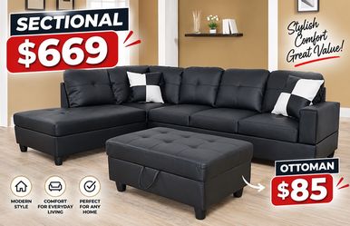 🌼FREE DELIVERY🌼Brand New Sectional Sofa Couch