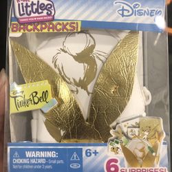 🧚🏽‍♂️ DISNEY Real Littles 2022 - TINKERBELL - Mini Backpack 6 Surprises!! 
