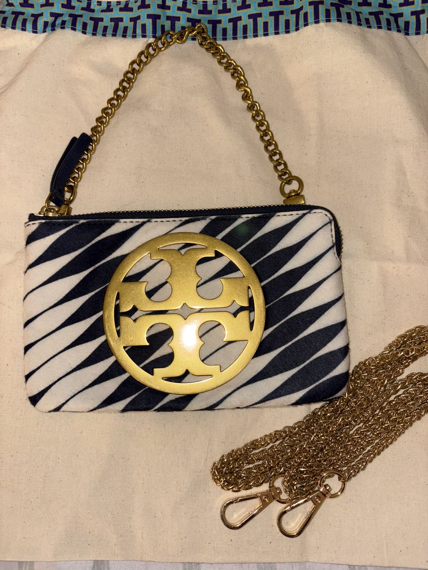 Tory Burch Charlie Calf Hair Mini