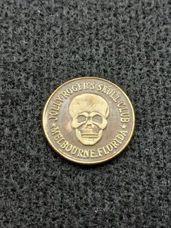 Jolly Rogers skull Club Melbourne Florida token