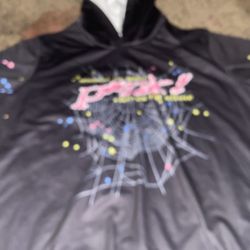Nice cool black and pink hoodie