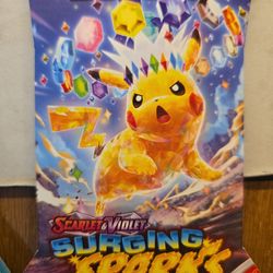 8 pokemon Surging Sparks Sleeved Booster Packs